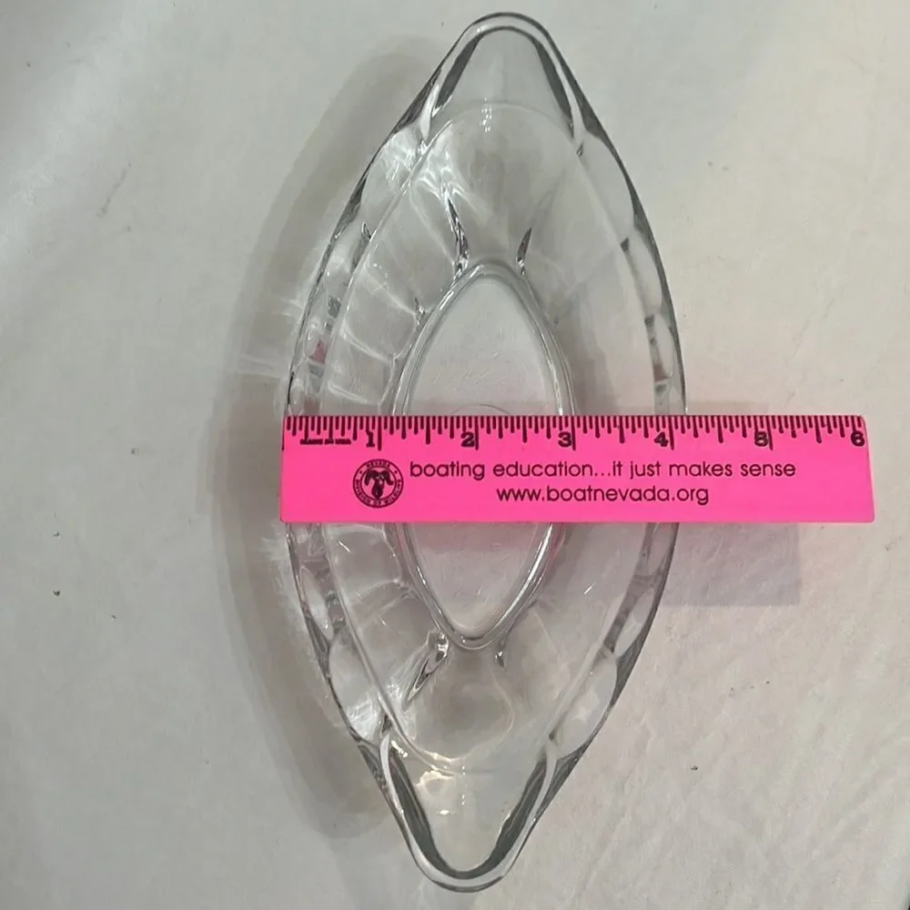 Macy’s Banana Split Boats Made USA Set Of 4 Dishwasher Safe 4 1/4 Wide 9 In Long